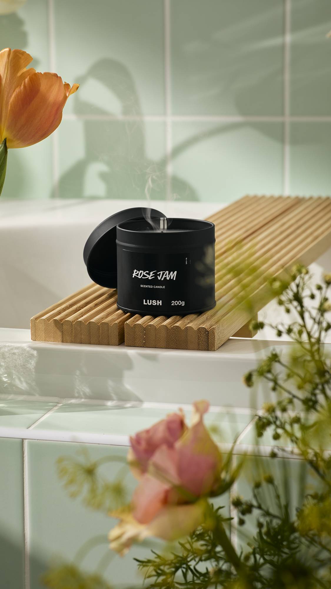 Rose Jam Single Wick Candle