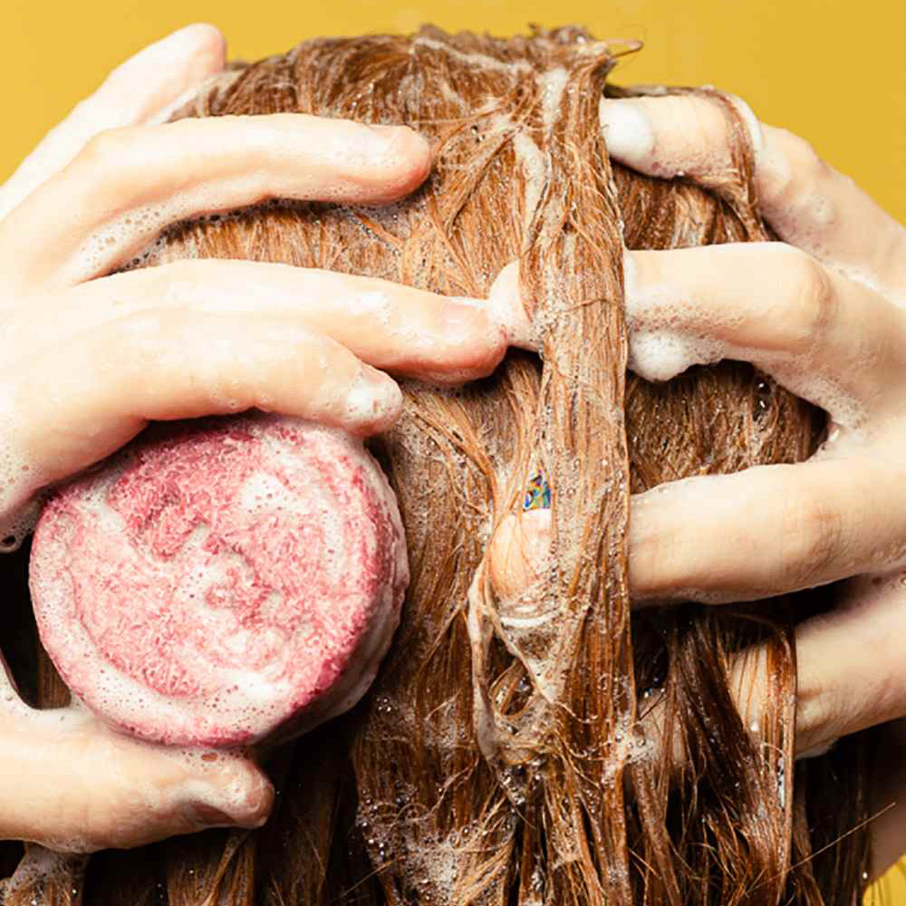 Woman using Lush&