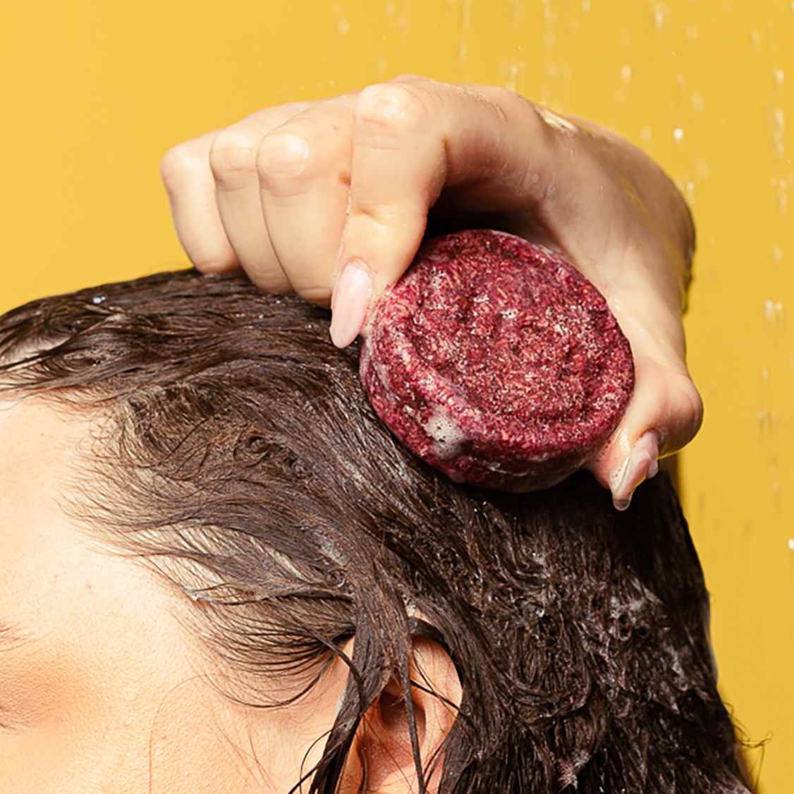 Woman using Lush&
