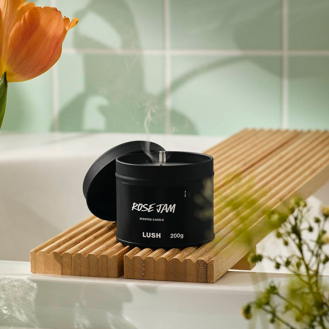 Rose Jam Single Wick Candle