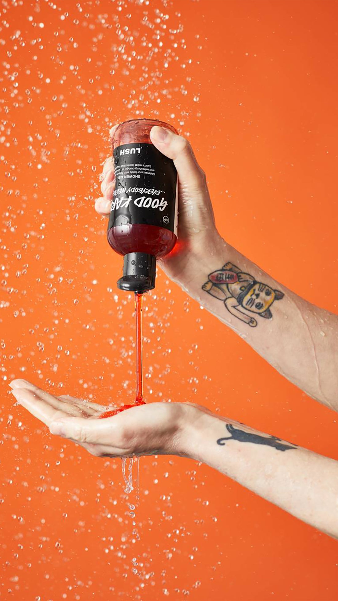 A person using Lush&