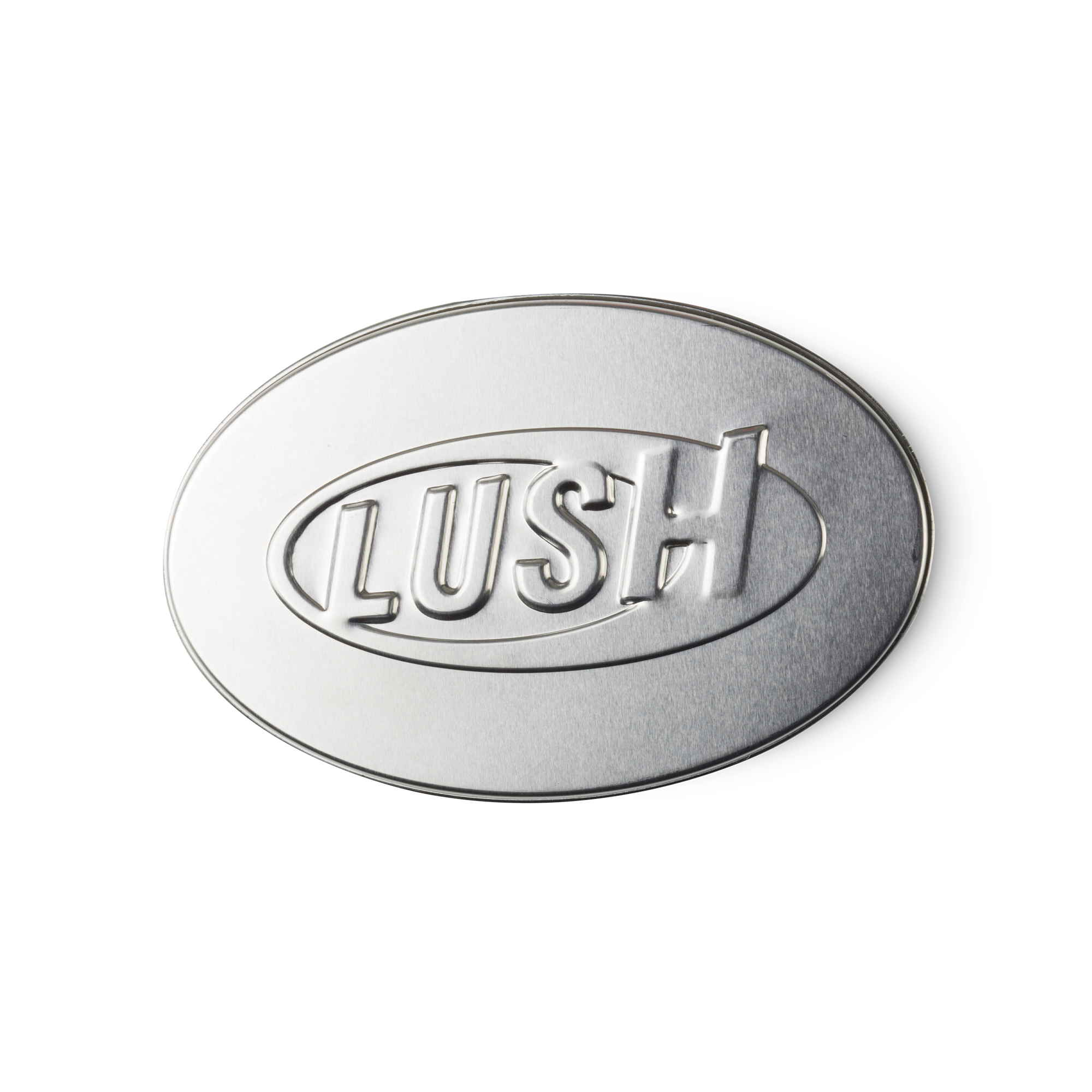Oval Tin Product Holder – LUSH metal container with lid