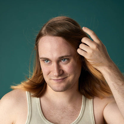 Person showing off their hair