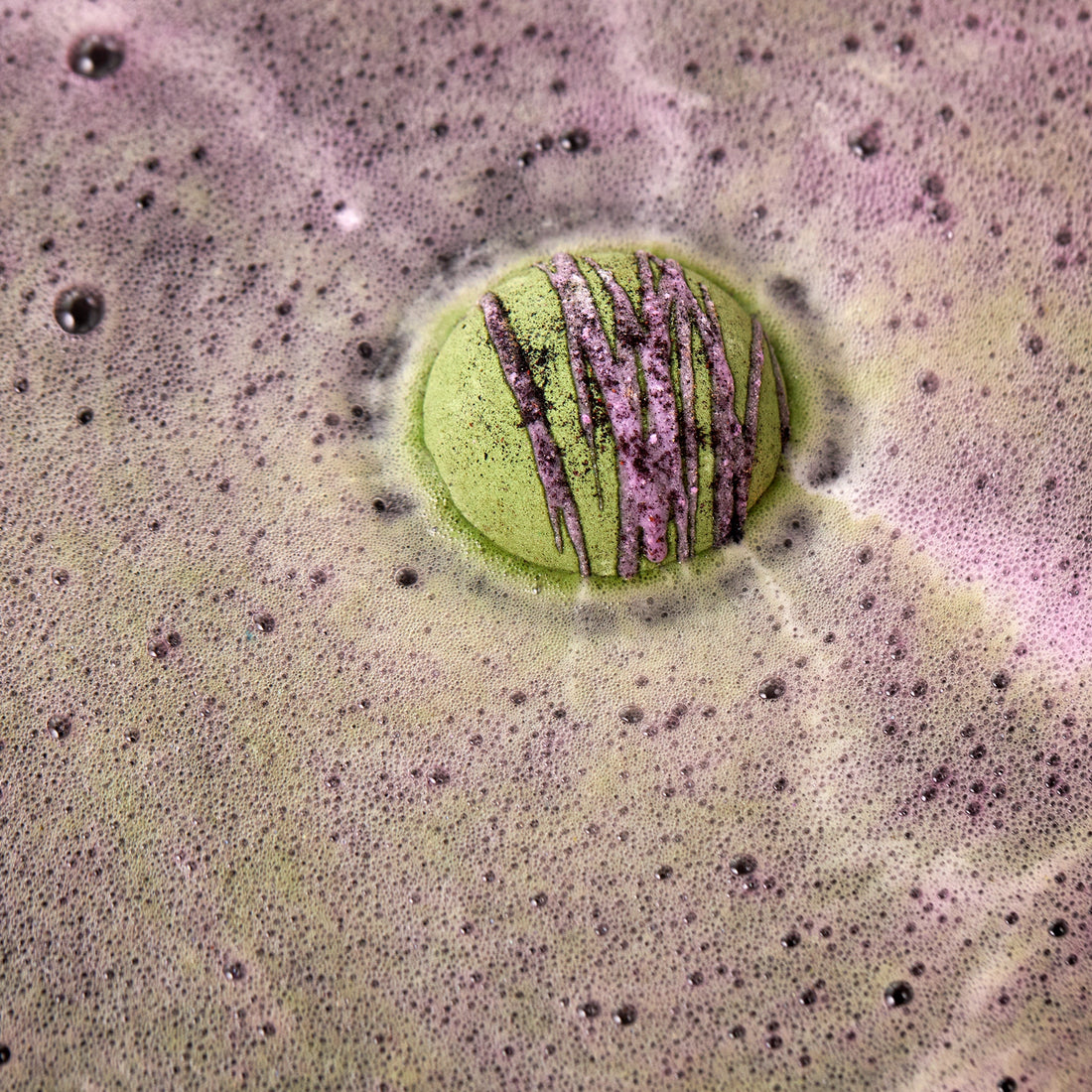 Blueberry Matcha Oat Latte