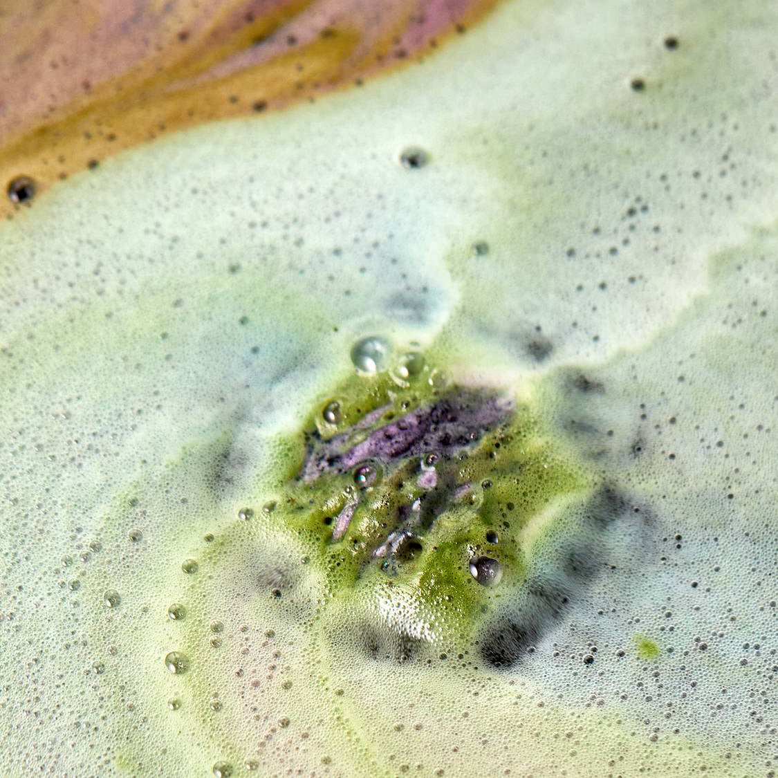 Blueberry Matcha Oat Latte