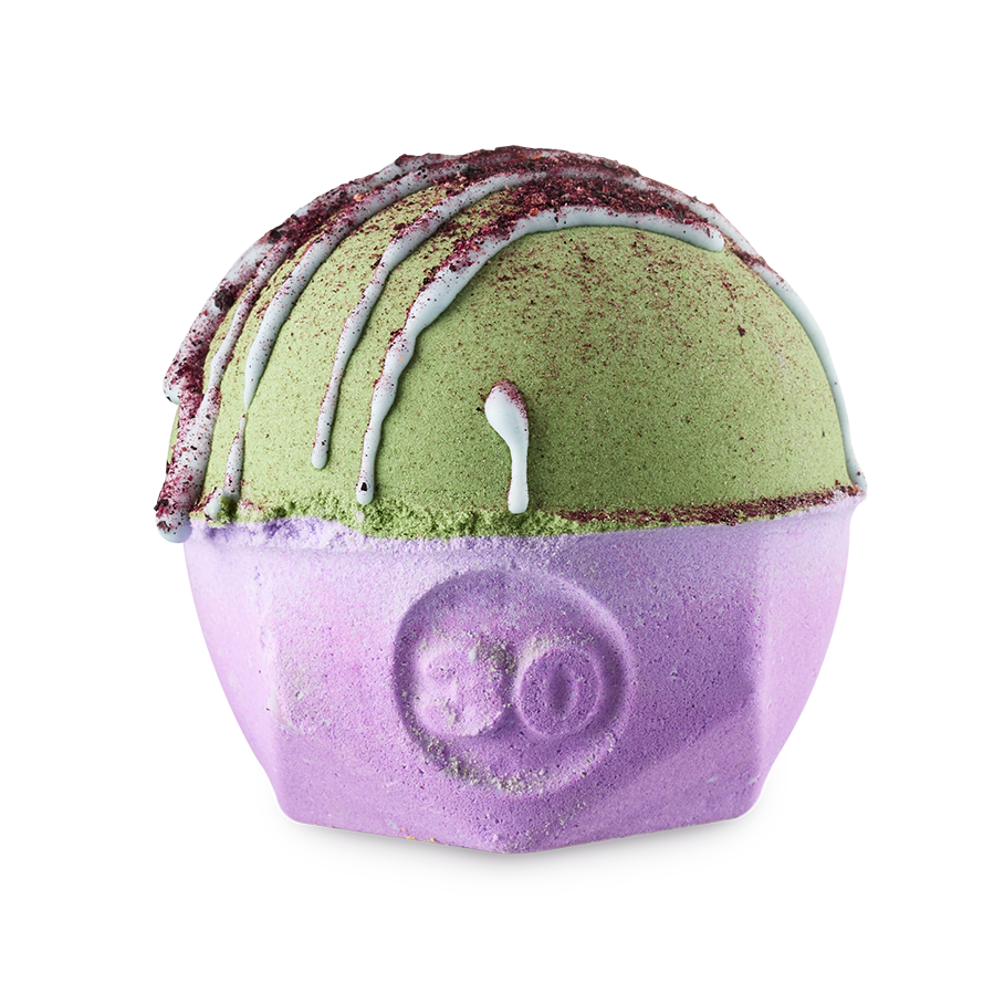 Blueberry Matcha Oat Latte