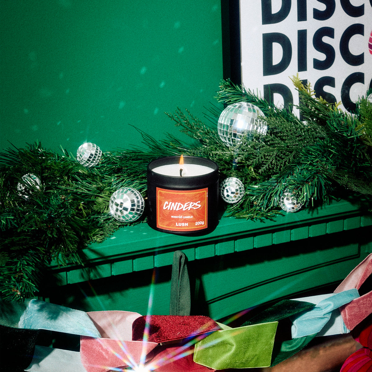 Cinders Single Wick Candle