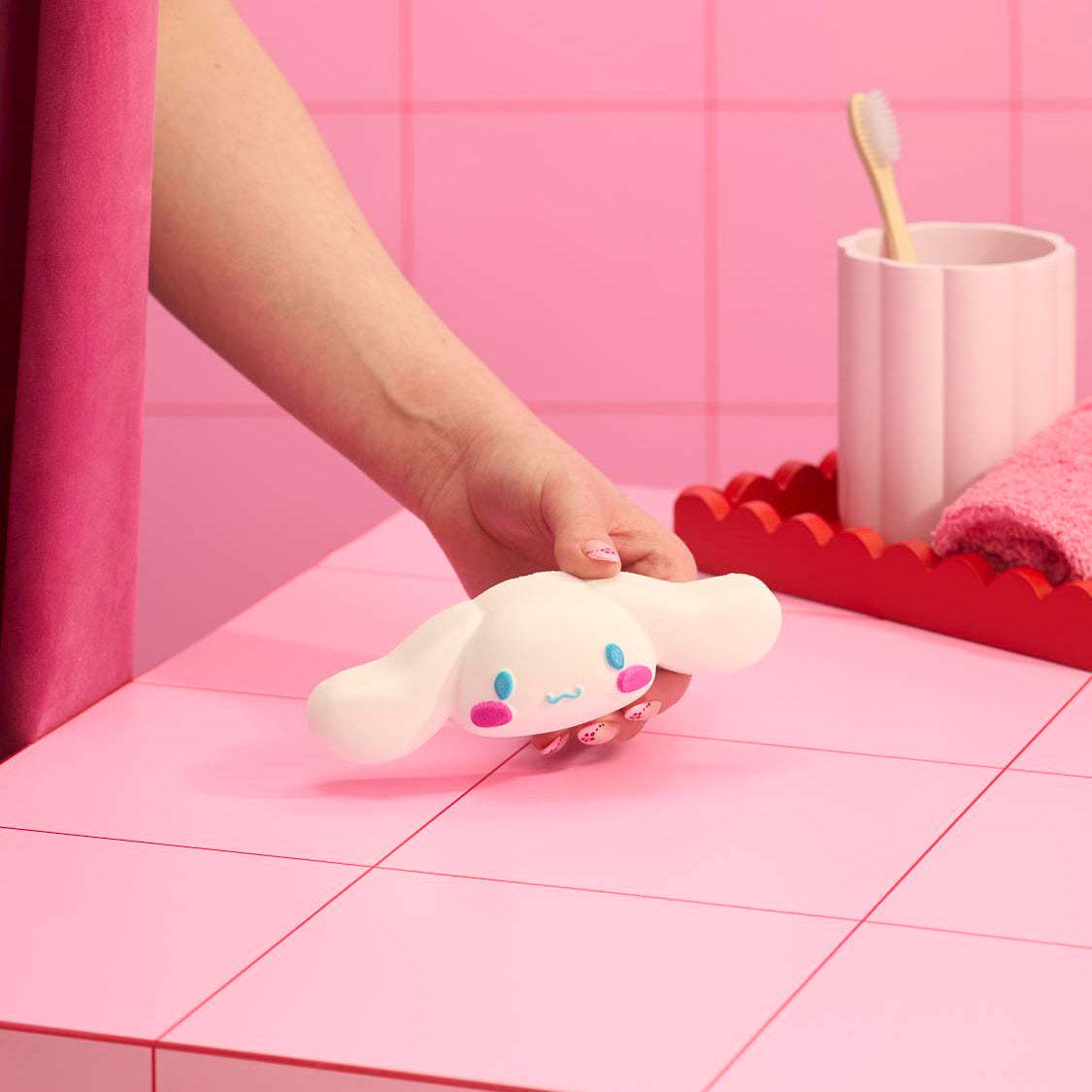 Person holding Lush&