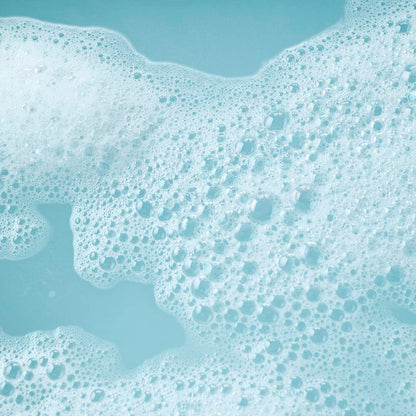 Bubbly blue water after Lush&