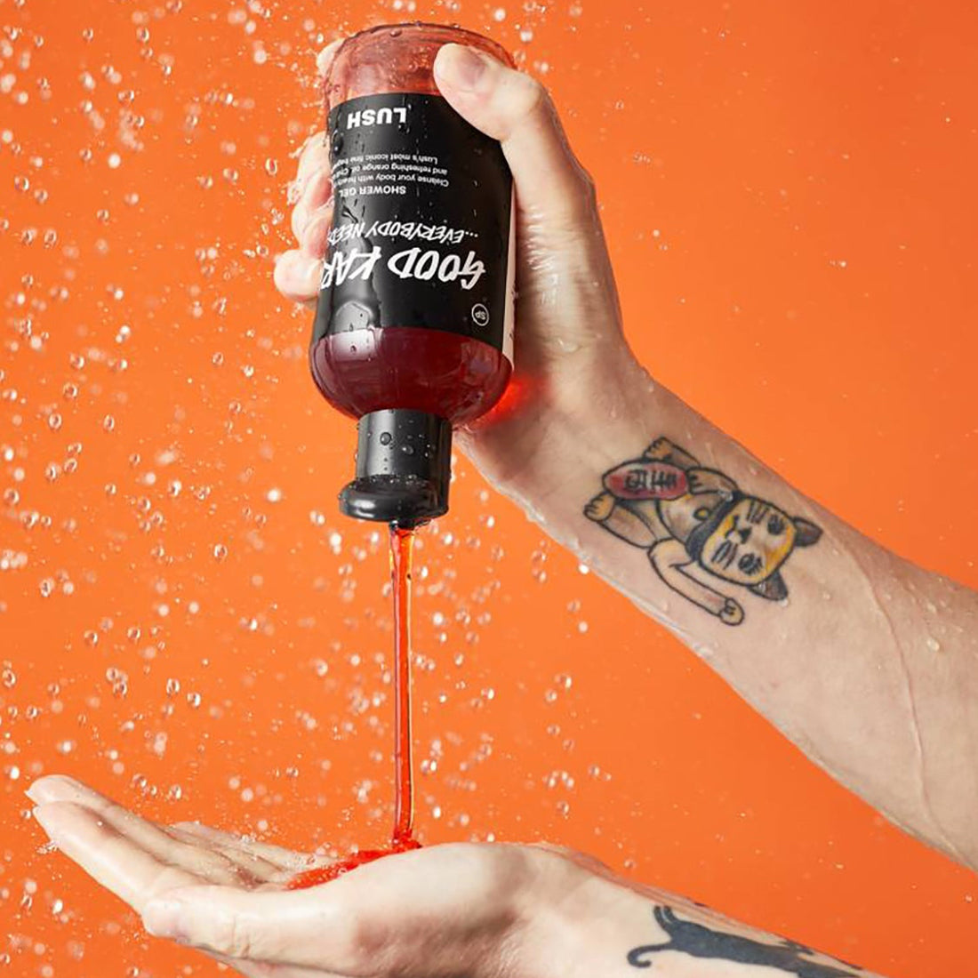 A person using Lush&