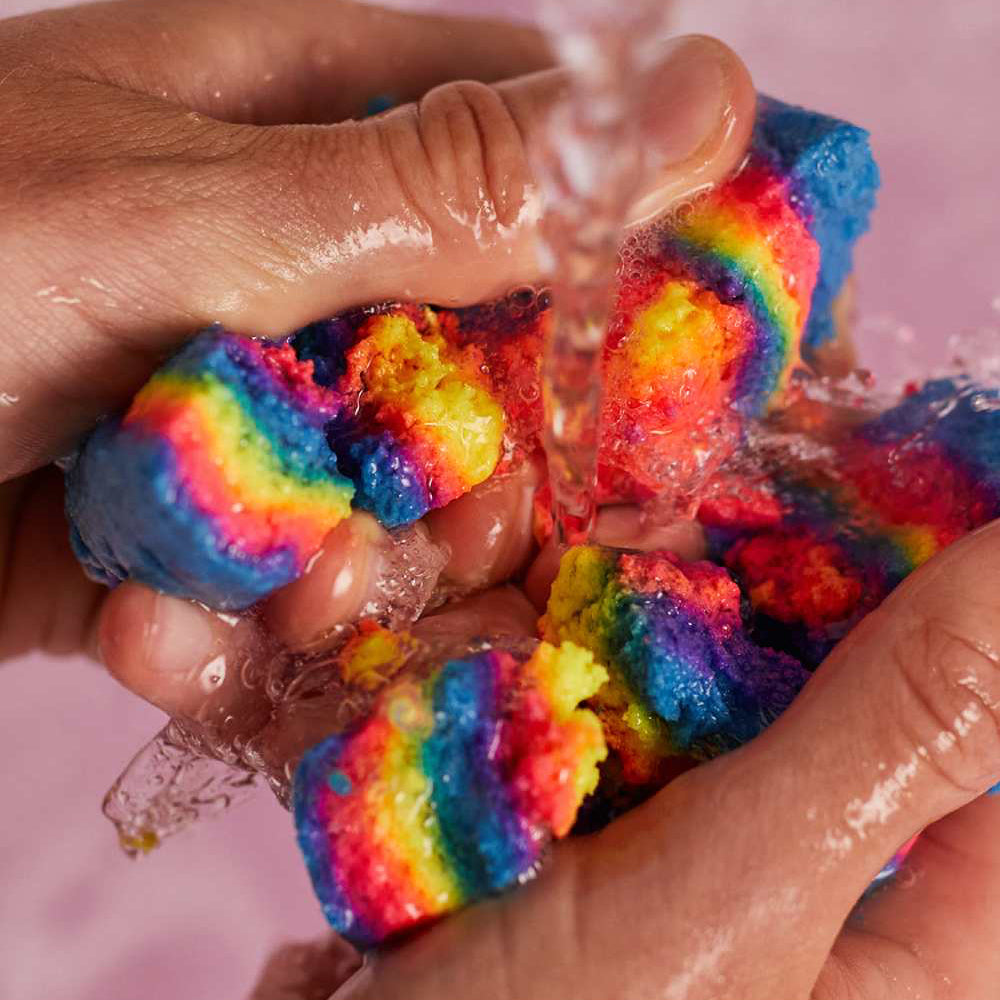 Hands crushing Lush&