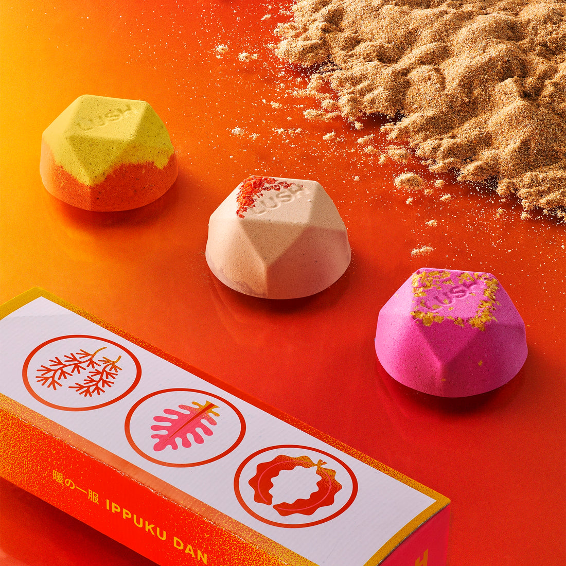 Ippuku Dan - Warming Mini Bath Bombs