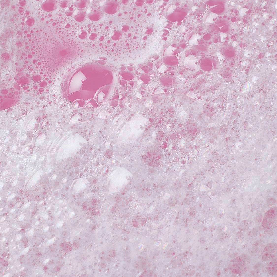 Bubbly pink water after Lush&