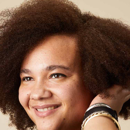 Woman smiling