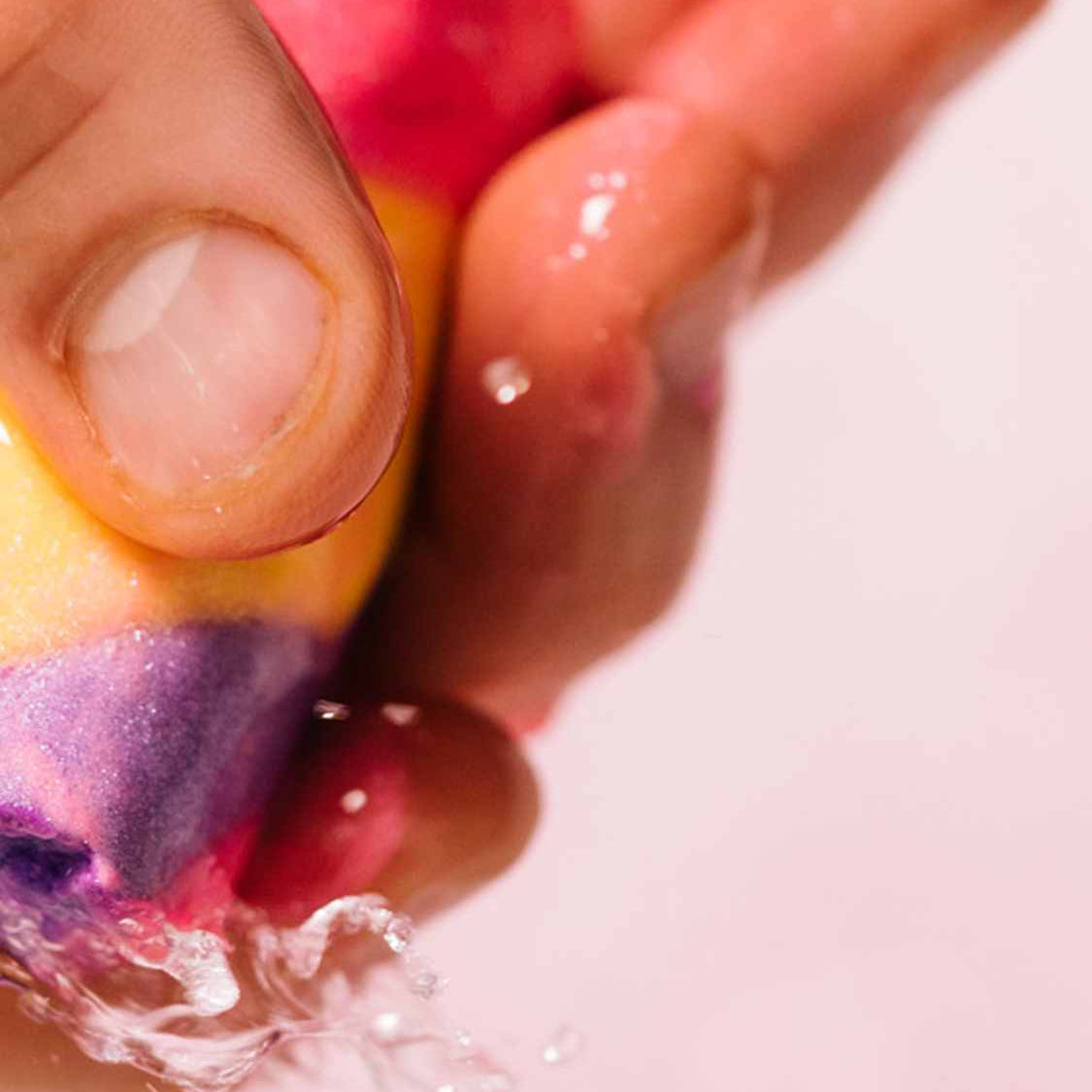 Hand holding Lush&