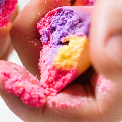 Hand crumbling Lush&