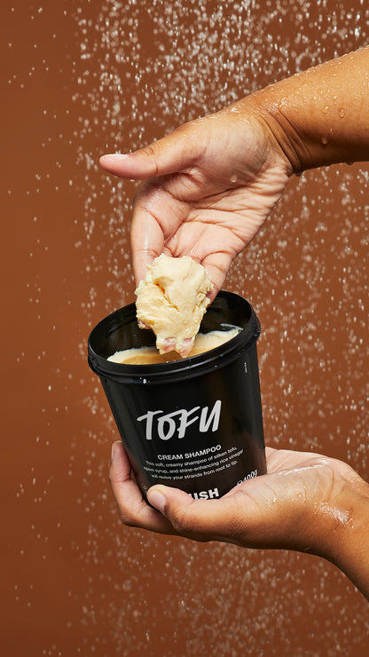 A person holding Lush&